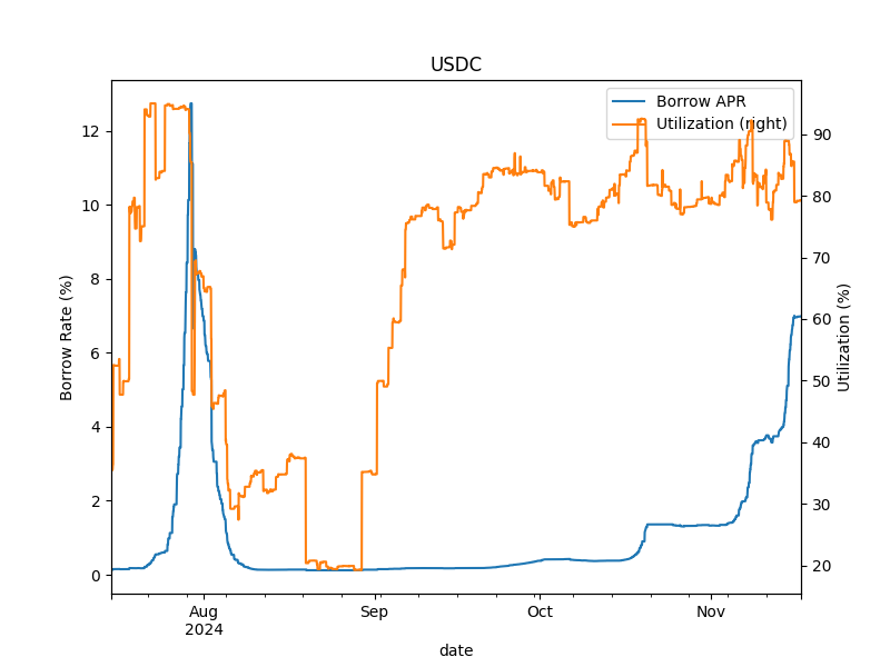 Vesu 4-Months USDC-Market Insights