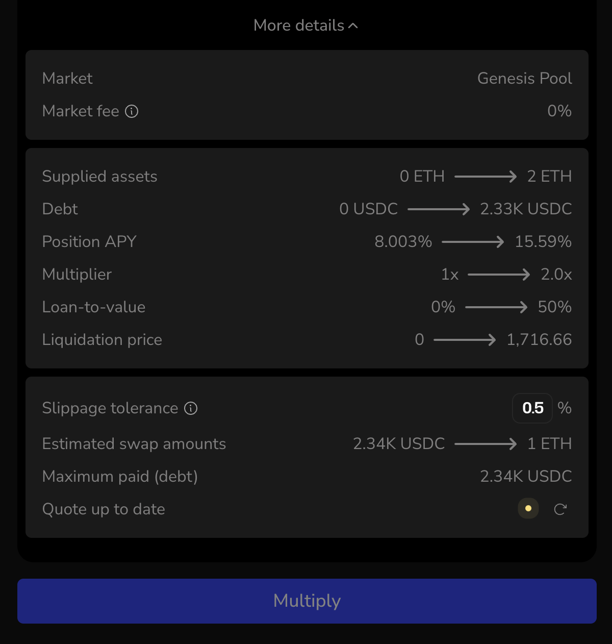 Multiply UI - More details